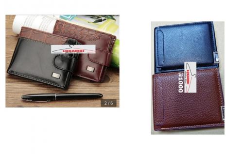 Men black & coffee brawn leather wallets