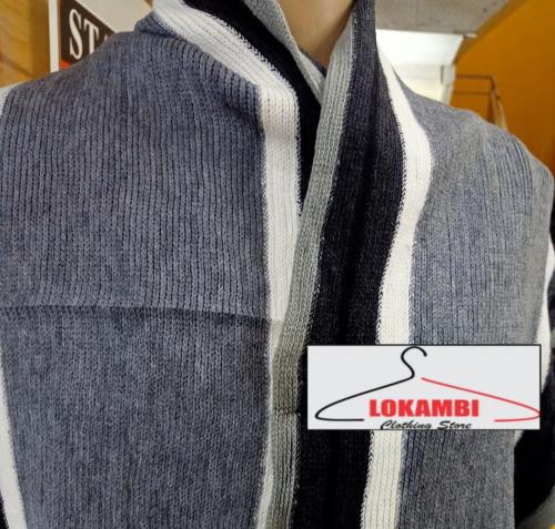 Blue,grey,maroon green stripped official scarves