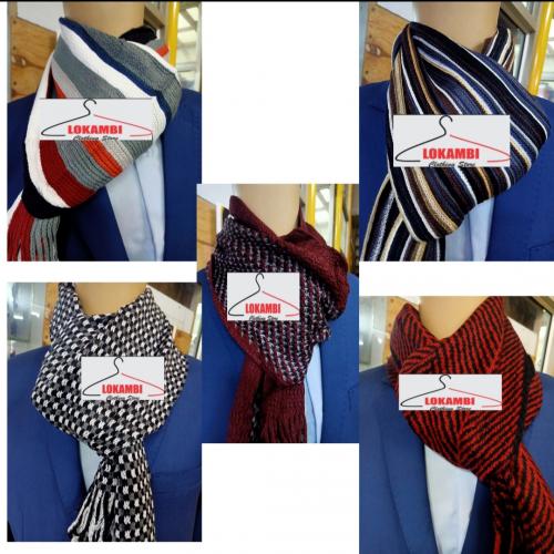 Blue,grey,maroon green stripped official scarves