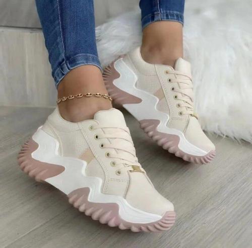 Ladies Leather Sneakers 