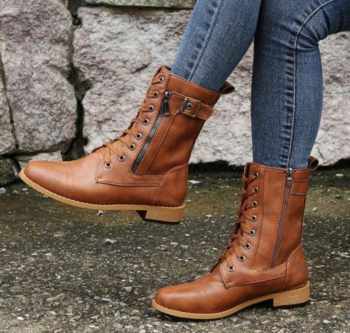 Ladies Leather Boots 